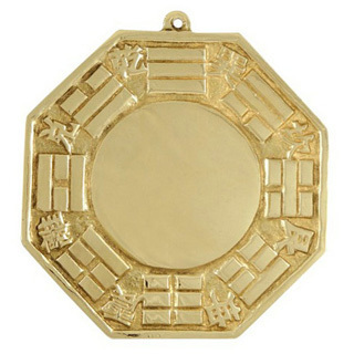 5寸纯铜八卦平光镜/八卦镜八卦凸镜