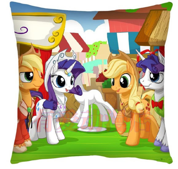 有爱动漫 小马宝莉pony 粉色小马 多款马 16个抱枕枕头靠枕坐垫