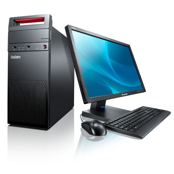 联想thinkcentre e73 10c0a02scd i5-4460s 19.5寸台式win7电脑