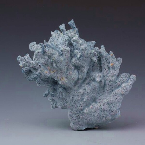 包邮天然蓝珊瑚摆件碎叉片贝壳海螺鱼缸水族家具装饰摆设礼品批发