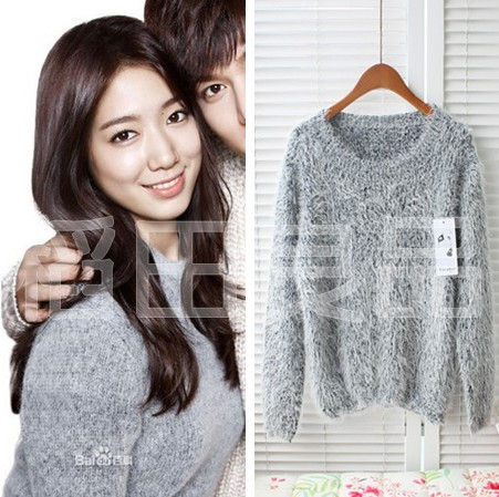继承者们朴信惠李敏镐同款秋冬淑女柔软针织衫打底衫毛衣女