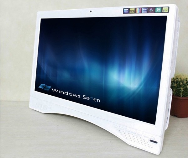 22寸一体机双核/四核g1630/320g/2g电视电脑一体机 台式电脑