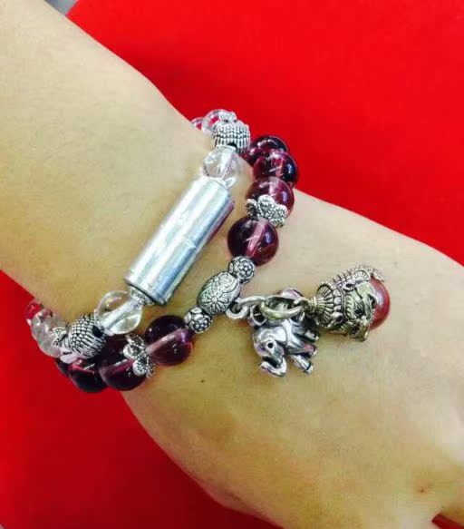 代请泰国佛牌 阿赞白矿招财人缘符管 手链项坠三印保平安改运健康