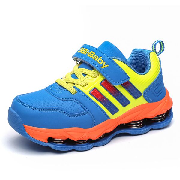 童鞋2016春夏防水儿童弹簧鞋男童运动鞋子气垫中童6-7-8-10-13岁