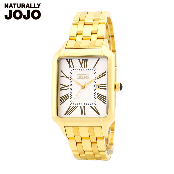 naturally jojo手表防水休闲镶钻简约蝴蝶双按扣品质男腕表iw