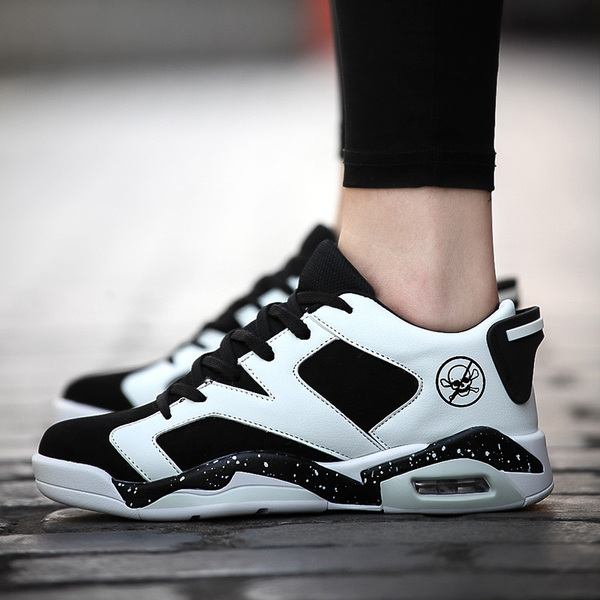 秋季气垫韩版aj11低帮篮球鞋男潮鞋情侣黑红运动鞋男士休闲鞋板鞋