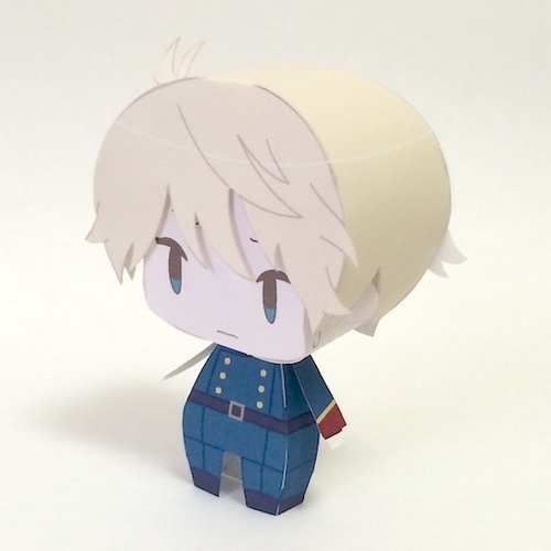 【aldnoah zero】界冢伊奈帆 斯雷因 q版纸模型 diy手办