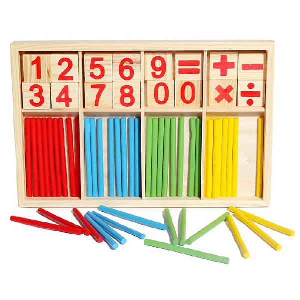 儿童数数算术数字棒数学教具运算幼儿园小学学习早教用品益智玩具