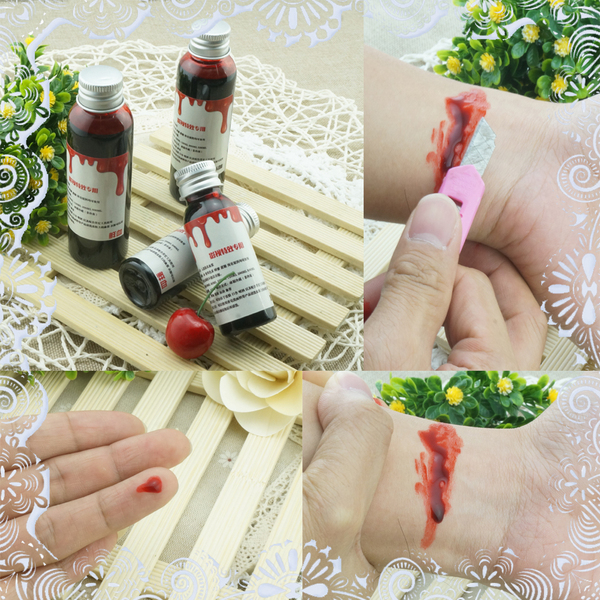 人造假血浆 哥特吸血鬼假血 浆影视影视cos道具血浆逼真无毒安全