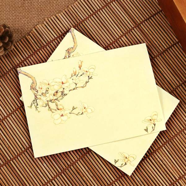 素引兰香中国风古典信封 古风复古特色卡片收纳 学生文具礼物礼品