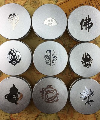 剑网三周边 剑三周边 时尚手机全门派金属卡贴