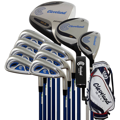 正品 高尔夫套杆 cleveland高尔夫男杆 男士初学碳素球杆 全套
