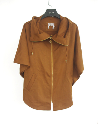 台湾专柜正品高端女装香缇卡斗篷宽松大衣风衣外套 1085f