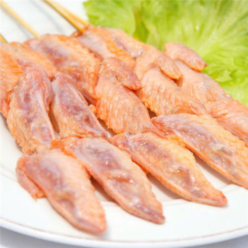 【魔都烤吧】鸡翅尖/5串 户外烧烤食材配送bbq野餐烤串肉串半成品