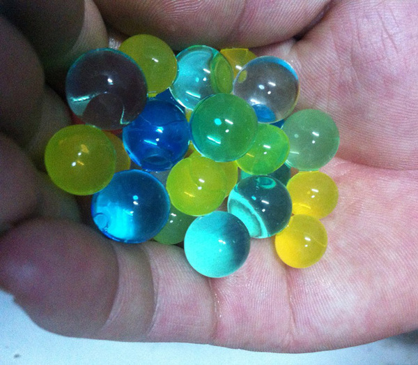 泡水膨胀玩具 水晶球 水精灵海洋宝宝彩色吸水珠水宝宝