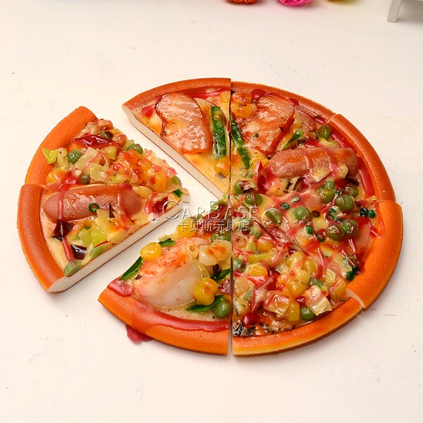 新款仿真披萨饼pizza食物模型橱窗家居摆设幼儿园过家家玩具教材