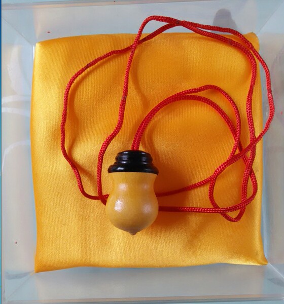 天然小葫芦 虫具 镶口蒙心 小虫具捻 吊坠 挂饰葫芦项链 吊坠