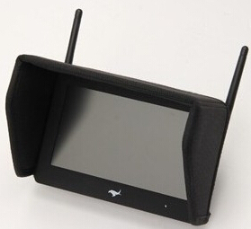 鹰眼锐视5.8g图传 fpv 一体机 一体显示器 dji图传 带dvr 双接收