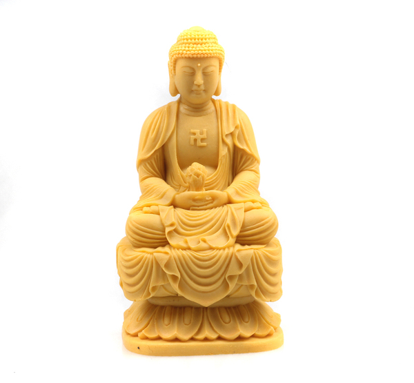 阿弥陀佛树脂小佛像三宝佛摆件西方三圣华严三圣小佛像工艺品批发