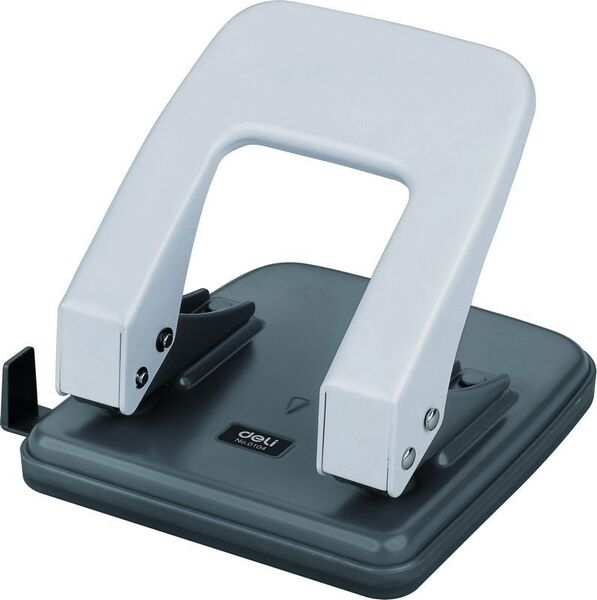 得力0104打孔机 双孔手动打孔器 活页打洞器办公文具可打35张纸