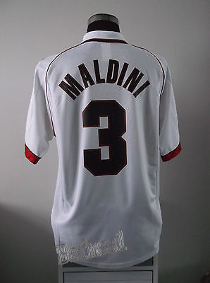 国外代购 球衣 足球服 ac米兰队1998-2000年客场球衣 3号马尔蒂尼