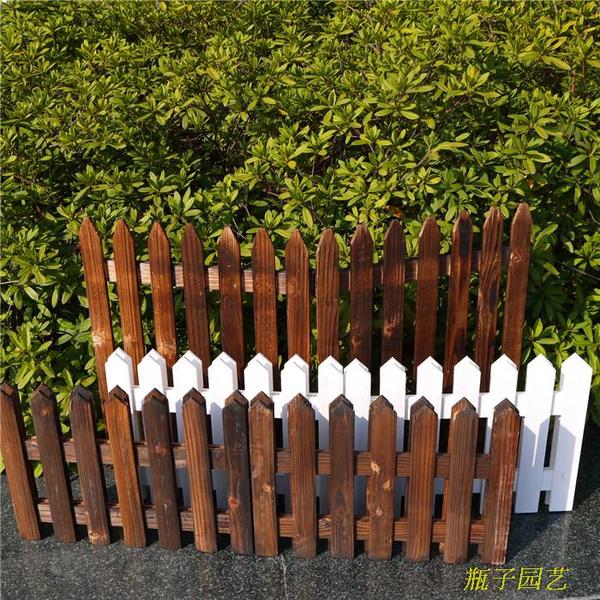 木质栅栏围栏庭院白色栅栏装饰花园花坛幼儿园圣诞围栏栅栏小篱笆