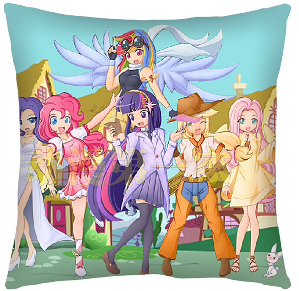 10款 彩虹小马宝莉 my little pony 小马国的女孩 抱枕玩偶枕头