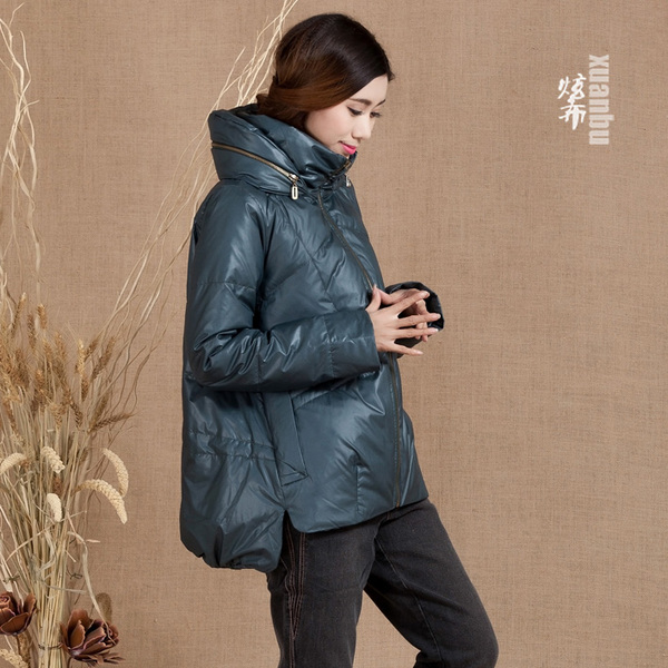 2015冬季斯琴布依诺斯无色无味风格a型宽松短款休闲时尚女羽绒服