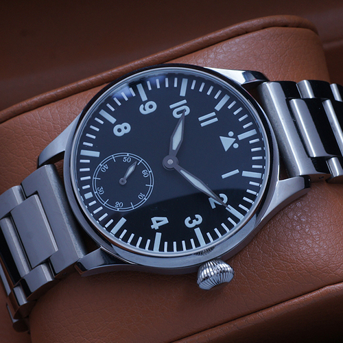 正品parnis柏尼时表海鸥st3621琼斯剑机芯手动上链机械强夜光男表