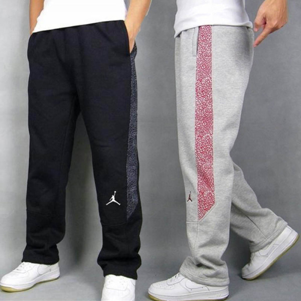 乔丹运动裤 男纯棉篮球裤卫裤休闲长裤跑步卫裤散步旅行徒步长裤