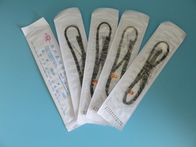 医用涂层灭菌缝合线束 真丝非吸收性外科缝合手术线练习缝线捻线