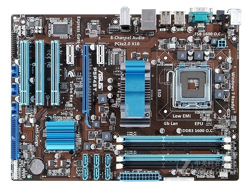 华硕p5p43t atx主板 771志强e5430硬改e0步进 4g双面内存 套装