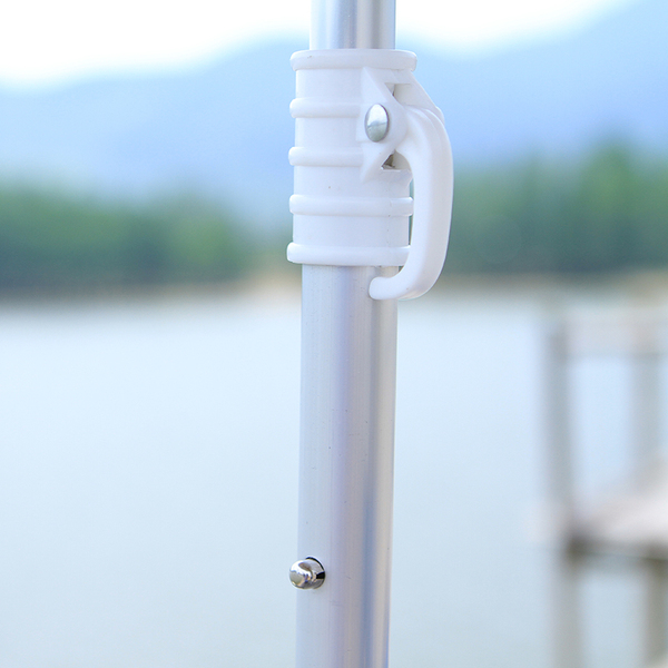 钓鱼伞配件 2米铝下杆 垂钓小配件