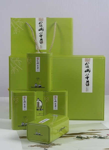 特级金山翠芽2016年新茶叶绿茶有机茶雀舌春茶明前茶礼盒
