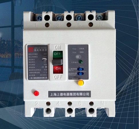 上德集团 cm1le-100/4300 100a三相四线cm1漏电保护器/开关断路器