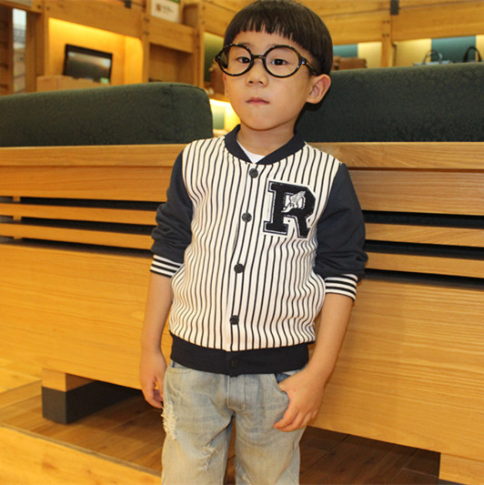 2014新款儿童秋装韩版男宝宝外套1-2-3-4-5-6岁纯棉长袖开衫夹克