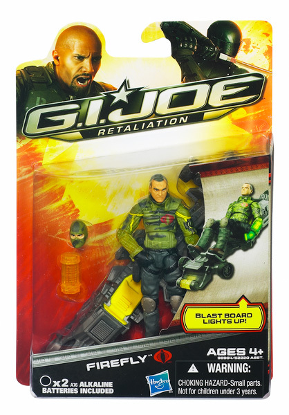 【孩仕宝】玩具模型 特种部队2 g.i.joe 滑板萤火虫 3.75寸可动