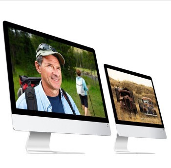 蘋果風格一體機電腦imac20/21.5/23.6寸超薄雙核四核i3i5i7臺式