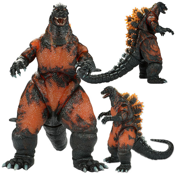 neca原裝正版燃燒紅蓮哥斯拉手辦模型godzilla1995年版怪獸玩具