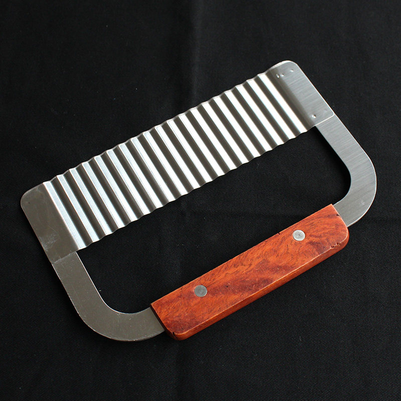 特价不锈钢波浪刀水果分割器土豆薯条刀狼牙切爱优达空气炸锅专用