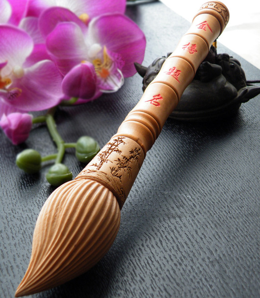 道教开光天然桃木文昌笔 金榜题名 状元笔 广开智慧 旺事业助学业