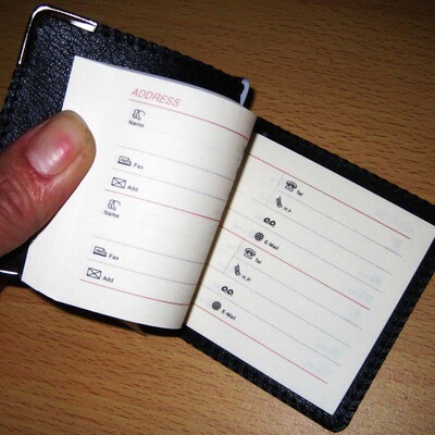 高档电话本大号通讯录本电话薄小记事本子手机联系册电话号码本子