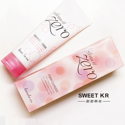 甜甜韩妆 banila co芭妮兰 zero系列温和致柔保湿滋润洗面奶150ml