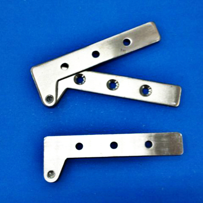 3mm不锈钢鸡嘴铰天地合页七字铰链转轴门上下暗铰链家具配件4寸