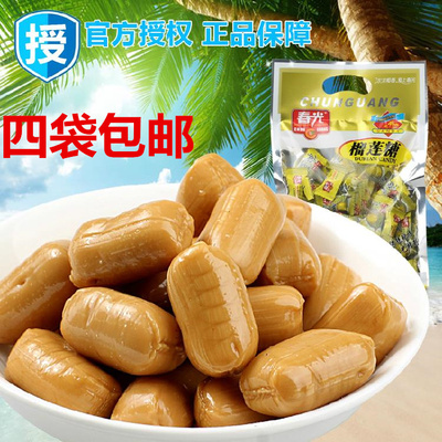 四袋包郵春光榴蓮糖180g特濃 海南特產硬糖喜糖果年貨零食品