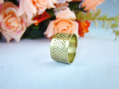 结婚 婚庆用金顶针 喜盆用品 喜床用品 换喜顶针 满39元包邮