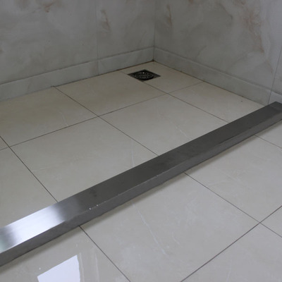 加厚304#不锈钢挡水条 拉丝不锈钢拦水条 一字阻水条 定做形状