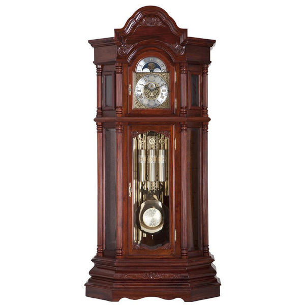 九音管德国原装赫姆勒机芯 红木超大气 欧式客厅大堂机械落地钟