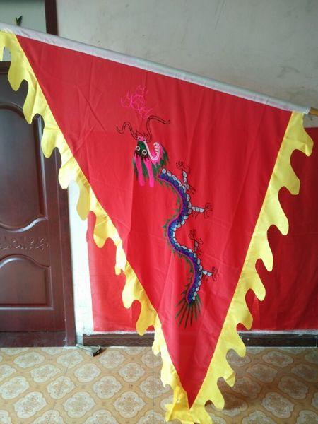 龙凤旗 舞龙旗 戏剧道具地区民间特色手工艺地区