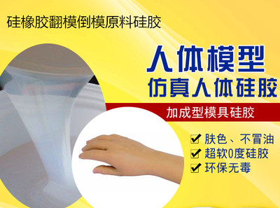 透明硅胶倒模手指脚趾硅胶玩具手扳指翻模材料